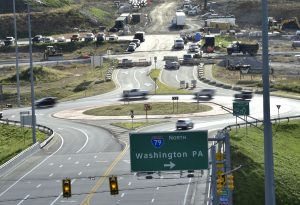 WVDOH eyes divergent diamond to replace Exit 153 roundabout